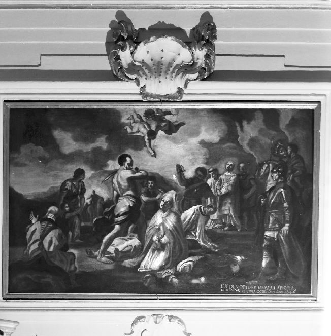 martirio di San Gennaro (dipinto) di Solimena Francesco detto Abate Ciccio (scuola) (sec. XVIII)