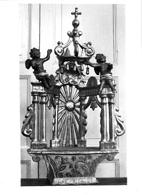 tronetto per esposizione eucaristica - ambito pugliese (sec. XVIII)