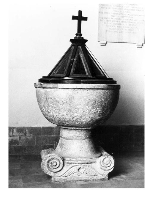 fonte battesimale - ambito pugliese (sec. XIX)