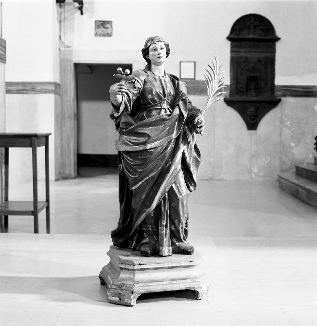 Santa Lucia (statua) - ambito napoletano (sec. XVIII)