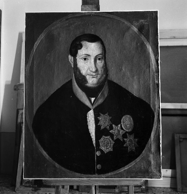 ritratto di Francesco I Borbone (dipinto) - ambito pugliese (sec. XIX)