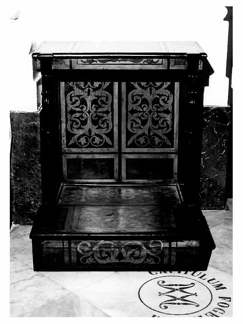 inginocchiatoio - ambito pugliese (sec. XVIII)