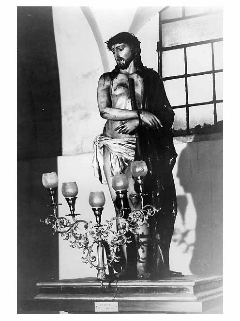 Cristo coronato di spine (statua) di Fiore Gino (sec. XIX)