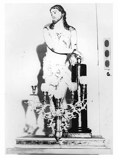 Cristo alla colonna (statua) di Fiore Gino (sec. XIX)