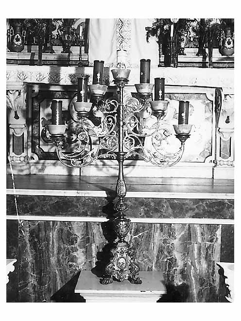 candelabro - manifattura pugliese (sec. XX)