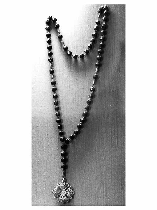 corona del rosario - manifattura pugliese (fine sec. XIX)