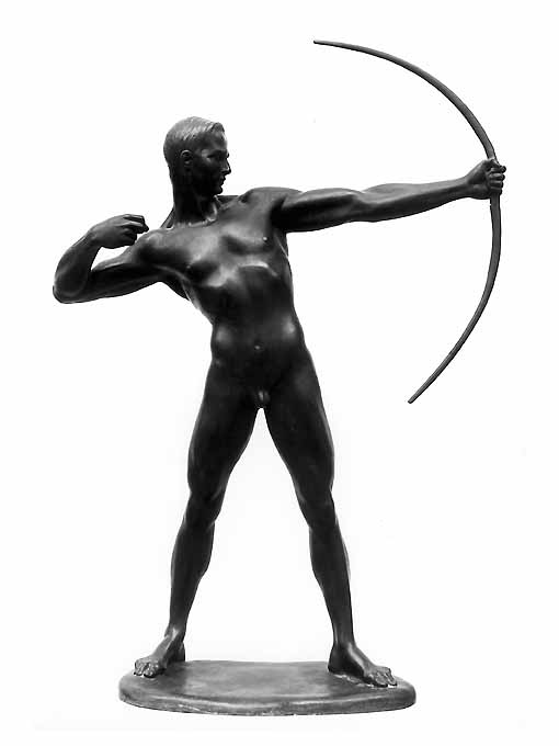 arciere (scultura) di Cataldi Amleto (sec. XX)