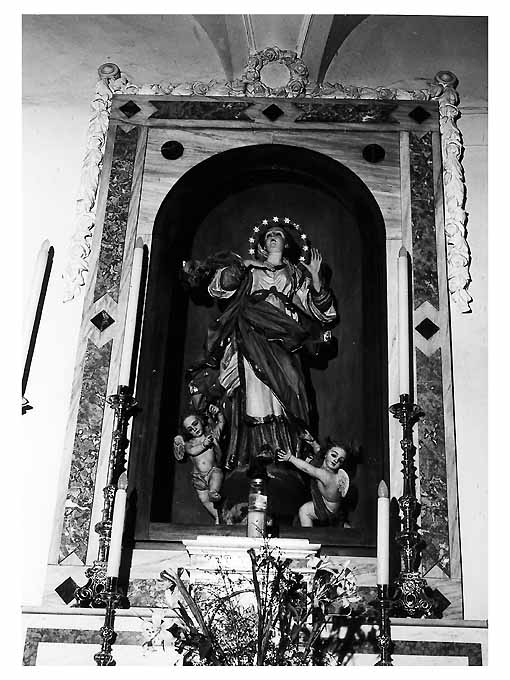 Madonna Immacolata (statua) di Di Zinno Paolo Saverio (attribuito) (sec. XVIII)