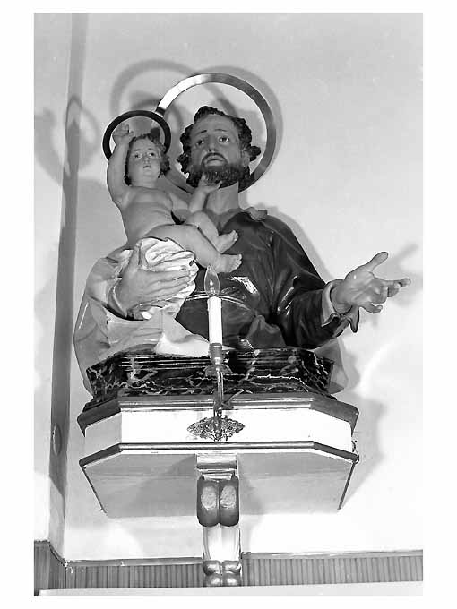 San Giuseppe e Gesù Bambino (busto) - ambito Italia meridionale (seconda metà sec. XVIII)