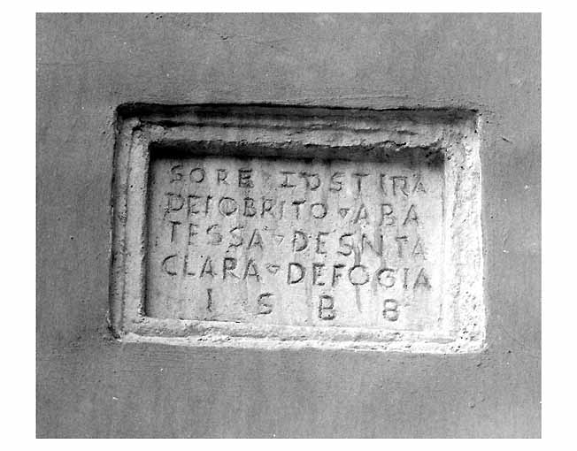 lapide - ambito pugliese (sec. XVI)