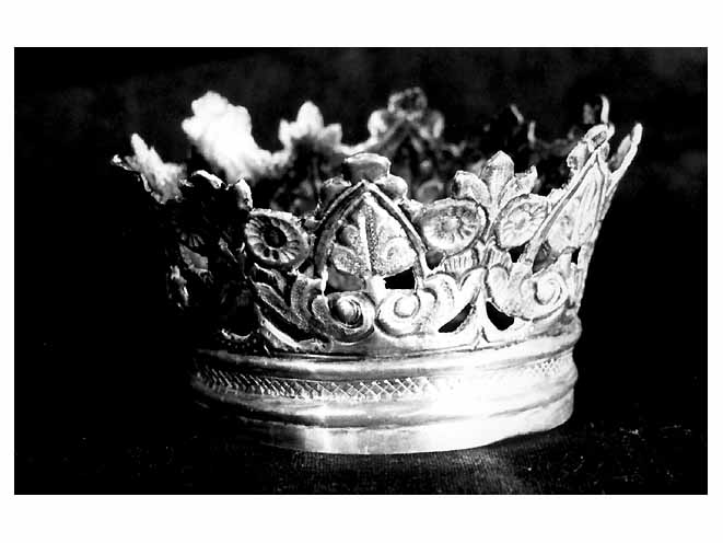 corona da statua - manifattura Italia meridionale (ultimo quarto sec. XIX)