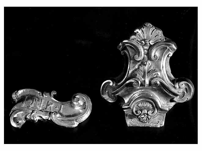 croce, frammento - ambito napoletano (sec. XVIII)