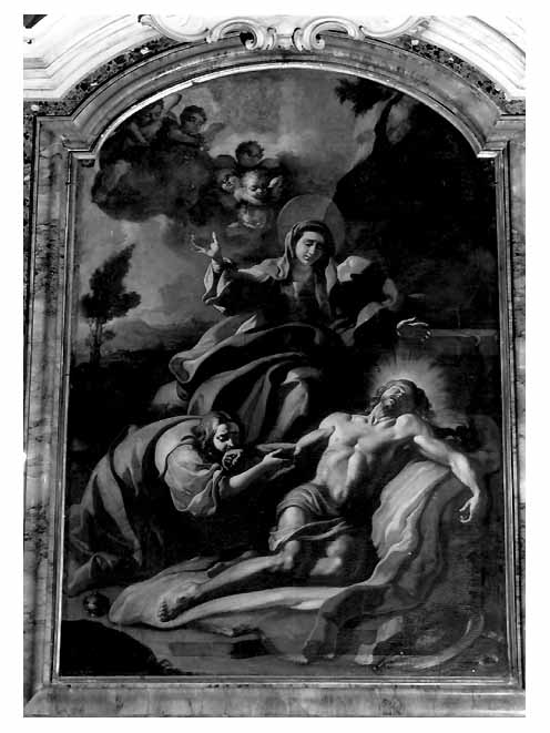 Pietà (dipinto) di De Majo Paolo (sec. XVIII)