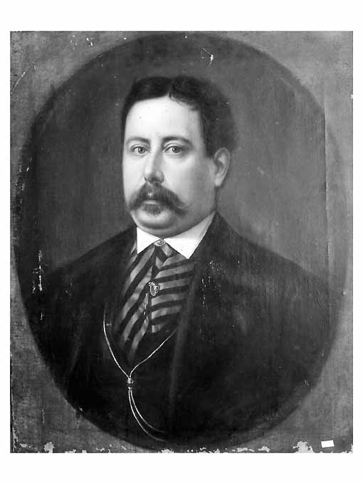ritratto di nobiluomo (dipinto, opera isolata) di Consagro Luigi (sec. XIX)