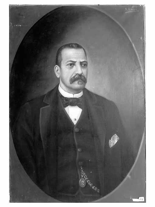 ritratto di gentiluomo (dipinto, opera isolata) di Rossi Nicola (sec. XIX)