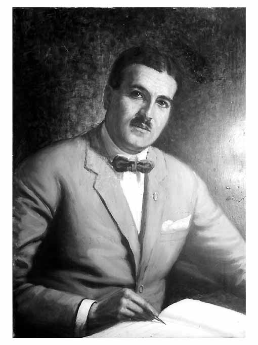 Ritratto di Gaetano Postiglione, ritratto di Gaetano Postiglione (dipinto, opera isolata) di Testi Alberto (sec. XX)