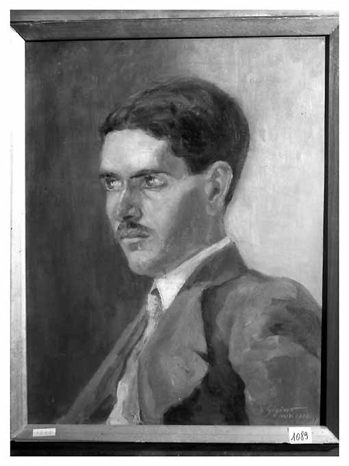 Mio fratello Giovanni, ritratto di Giovanni Schingo (dipinto, opera isolata) di Schingo Luigi (sec. XX)