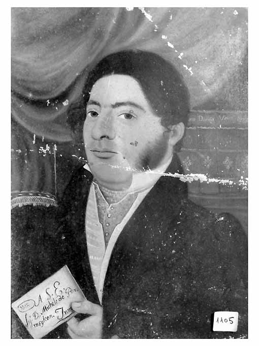 ritratto di Michele de Porrasyleon (dipinto, opera isolata) - ambito Italia meridionale (prima metà sec. XIX)