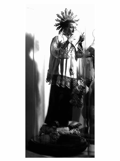 San Luigi Gonzaga (statua, opera isolata) - ambito Italia meridionale (seconda metà sec. XVIII)