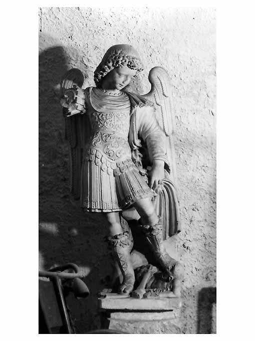 San Michele Arcangelo (statua, opera isolata) - produzione pugliese (sec. XVIII)