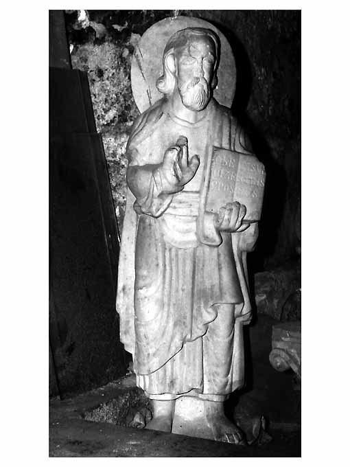 Santo (statua) - ambito Italia meridionale (sec. XIV)