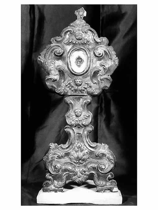 reliquiario - a ostensorio - manifattura napoletana (sec. XVIII)