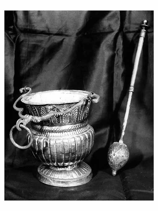 secchiello per l'acqua benedetta - manifattura Italia meridionale (sec. XIX)