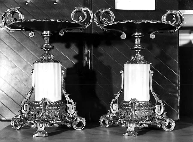 alzata, serie - ambito francese (metà sec. XIX)