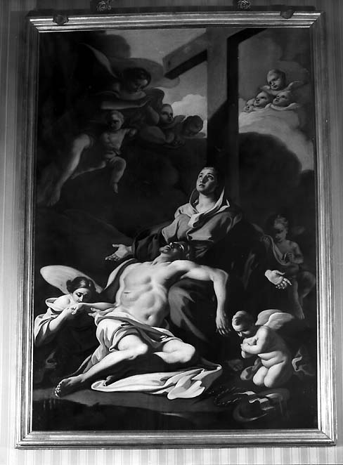 deposizione (dipinto, opera isolata) di De Mura Francesco (scuola) (seconda metà sec. XVIII)