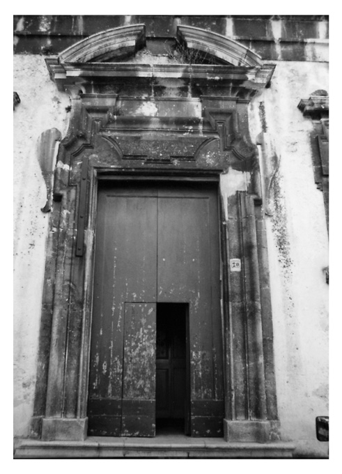 portale maggiore - ambito pugliese (prima metà sec. XVIII)