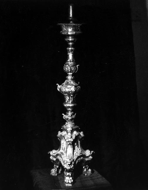 candeliere, serie - manifattura napoletana (sec. XVIII)