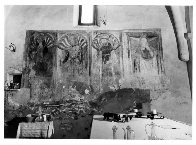 Santa Lucia, San Vito, San Leonardo e santa (dipinto) - ambito Italia meridionale, ambito Italia meridionale (seconda metà sec. XVI)