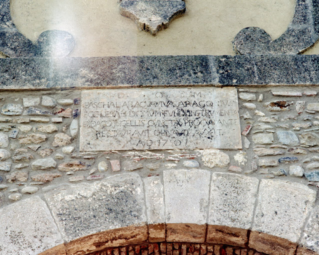 lapide, opera isolata - ambito pugliese (sec. XVIII)