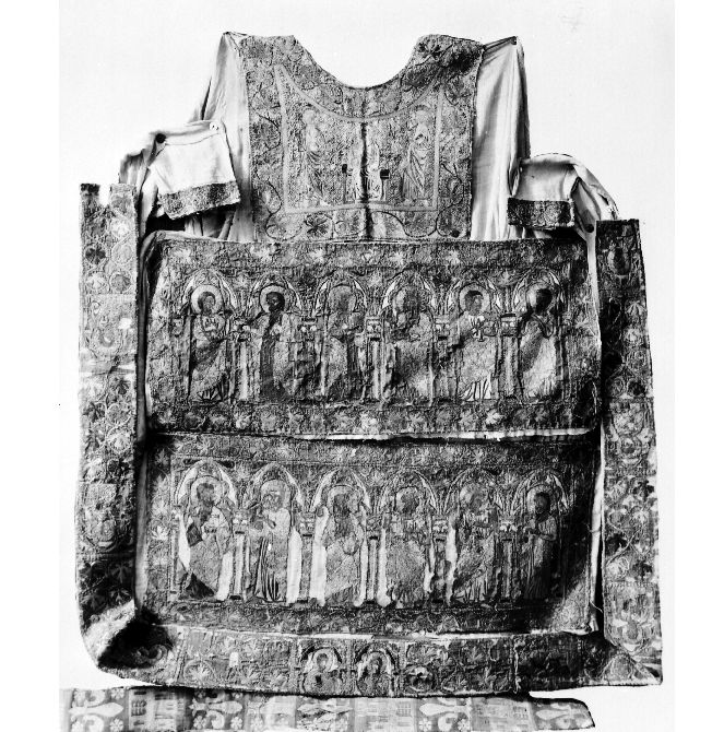 paramento liturgico - manifattura romana (inizio sec. XIV)