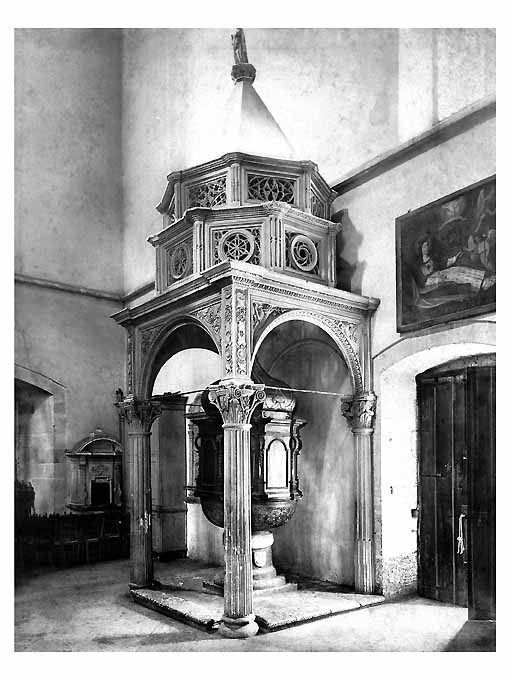 fonte battesimale - ambito svevo (prima metà sec. XIII)