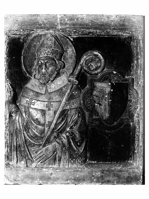 Sant'Agostino (?) (rilievo) - ambito veneto-adriatico (sec. XV)