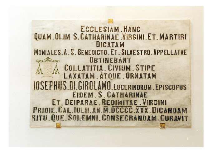 lapide documentaria - ambito Italia meridionale (sec. XX)