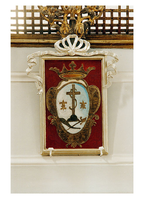 emblema della Confraternita di Santa Caterina (targa) - ambito Italia meridionale (primo quarto sec. XVIII)