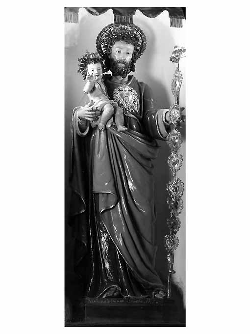 San Giuseppe e Gesù Bambino (statua) - ambito pugliese (prima metà sec. XVIII)
