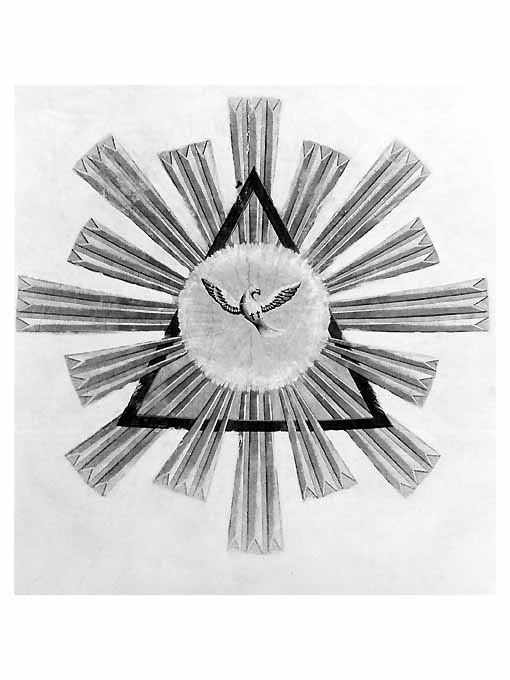 colomba dello Spirito Santo (dipinto) - ambito pugliese (secc. XIX/ XX)