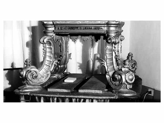 base processionale - ambito pugliese (sec. XIX)