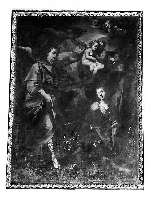 Tobia e San Raffaele arcangelo (dipinto) di Farina Ferdinando (fine/inizio secc. XVI/ XVII)