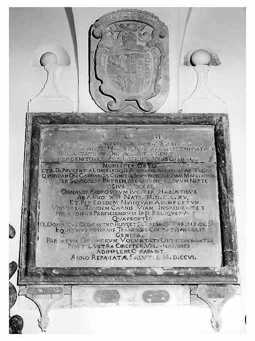 lapide - ambito Italia meridionale (sec. XVIII)