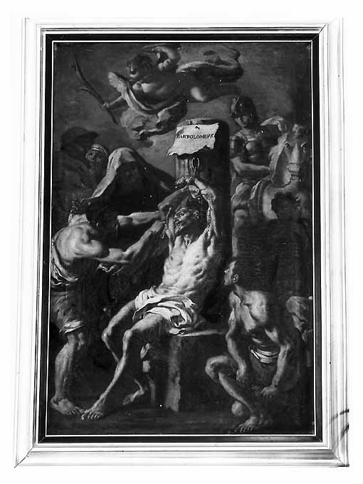 martirio di San Bartolomeo (dipinto) di Sanfelice Ferdinando (terzo quarto sec. XVIII)