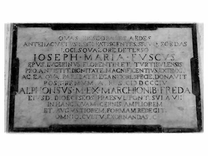 lapide commemorativa - ambito Italia meridionale (sec. XIX)