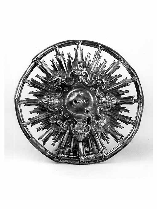 aureola di statua - manifattura Italia meridionale (prima metà sec. XVIII)