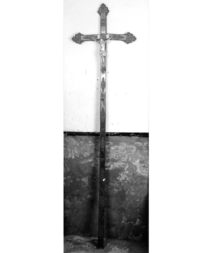 croce processionale - ambito Italia meridionale (secc. XIX/ XX)