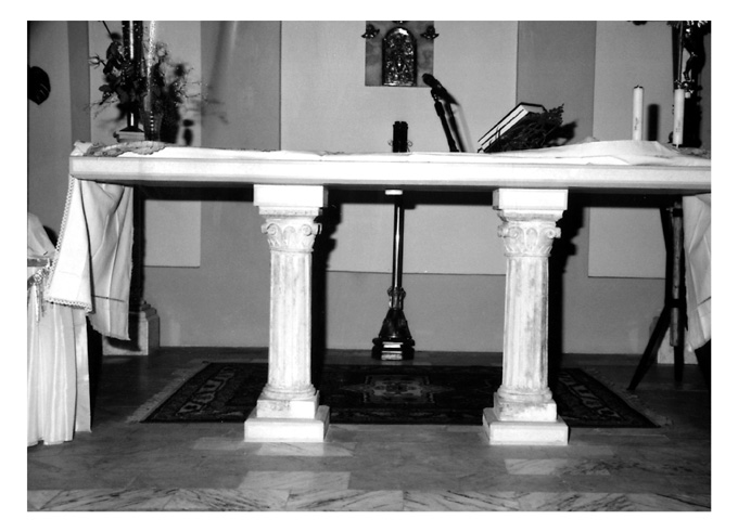 pilastrino - ambito pugliese (sec. XVII)