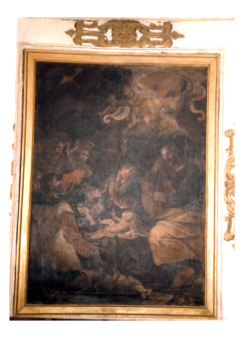 adorazione dei pastori (dipinto) - ambito pugliese (sec. XVII)