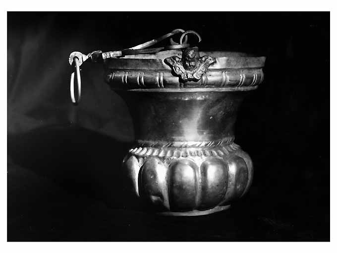 secchiello per l'acqua benedetta - manifattura Italia meridionale (sec. XIX)